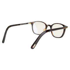 トムフォード メガネ 伊達メガネ アジアンフィット TF5858 D-B 052 ブラウン プラスチック メンズ TOM FORD 【中古】