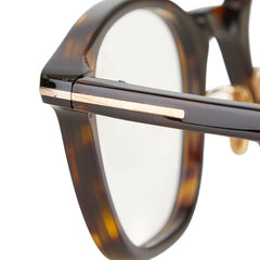トムフォード メガネ 伊達メガネ アジアンフィット TF5858 D-B 052 ブラウン プラスチック メンズ TOM FORD 【中古】
