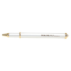 ミキモト パール ボールペン シルバー ゴールド メッキ メタル レディース MIKIMOTO 【中古】