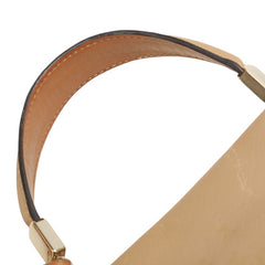 コーチ ロゴ ハンドバッグ ショルダーバッグ 2WAY ベージュ レザー レディース COACH 【中古】