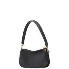 コーチ スウィンガー20 ハンドバッグ ワンショルダーバッグ ブラック レザー レディース COACH 【中古】