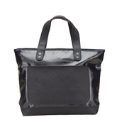 マークジェイコブス ロゴ トートバッグ ハンドバッグ ブラック レザー レディース MARC JACOBS 【中古】