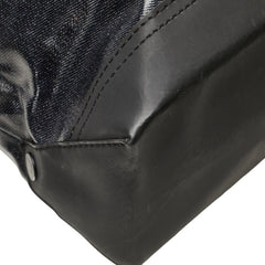 マークジェイコブス ロゴ トートバッグ ハンドバッグ ブラック レザー レディース MARC JACOBS 【中古】