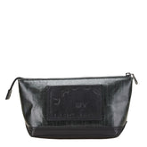 マークジェイコブス ポーチ カーキ ブラック PVC レザー レディース MARC JACOBS 中古
