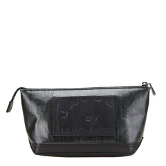 マークジェイコブス ポーチ カーキ ブラック PVC レザー レディース MARC JACOBS 中古