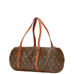 ルイ ヴィトン モノグラム パピヨン30(旧) ハンドバッグ ワンショルダーバッグ M51365 ブラウン PVC レザー レディース LOUIS VUITTON 【中古】