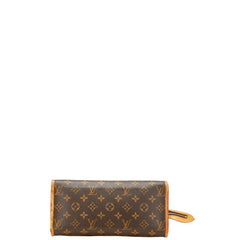 ルイ ヴィトン モノグラム ポパンクール オ ショルダーバッグ トートバッグ M40007 ブラウン PVC レザー レディース LOUIS VUITTON 【中古】