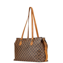 ルイ ヴィトン ダミエ コロンビーヌ 100周年記念限定モデル トートバッグ ショルダーバッグ N99037 ブラウン PVC レザー レディース LOUIS VUITTON 【中古】