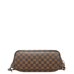 ルイ ヴィトン ダミエ ネヴァーフルPM ハンドバッグ トートバッグ N51109 ブラウン PVC レザー レディース LOUIS VUITTON 【中古】