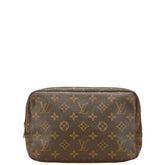 ルイ ヴィトン モノグラム トゥルース トワレット23 セカンドバッグ クラッチバッグ M47524 ブラウン PVC レザー レディース LOUIS VUITTON 【中古】