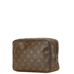 ルイ ヴィトン モノグラム トゥルース トワレット23 セカンドバッグ クラッチバッグ M47524 ブラウン PVC レザー レディース LOUIS VUITTON 【中古】