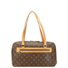 ルイ ヴィトン モノグラム シテGM ハンドバッグ ショルダーバッグ M51181 ブラウン PVC レザー レディース LOUIS VUITTON 【中古】