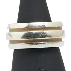 ティファニー アトラス グルーブド ダブルライン リング 指輪 SV925 シルバー レディース TIFFANY&Co. 【中古】