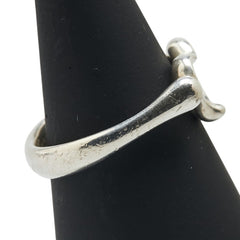 ティファニー オープンハート リング 指輪 SV925 シルバー レディース TIFFANY&Co. 【中古】