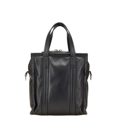 バレンシアガ バザール ショッパーXS ハンドバッグ 452458 ブラック レザー レディース BALENCIAGA 【中古】