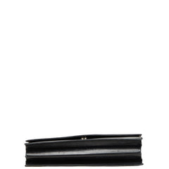 プラダ ロゴ ハンドバッグ ブラック レザー レディース PRADA 【中古】