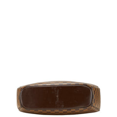 ルイ ヴィトン ダミエ サリア オリゾンタル ハンドバッグ N51282 ブラウン PVC レザー レディース LOUIS VUITTON 【中古】