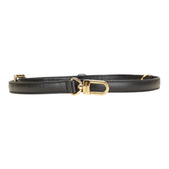 ルイ ヴィトン ショルダーストラップ ブラック ゴールド レザー レディース LOUIS VUITTON 【中古】