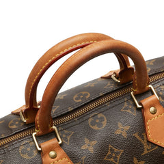 ルイ ヴィトン モノグラム スピーディ30 ハンドバッグ M41526 ブラウン PVC レザー レディース LOUIS VUITTON 【中古】