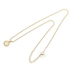 ディオール CDロゴ ネックレス ゴールド メッキ レディース Dior 【中古】