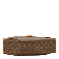 ルイ ヴィトン モノグラム ビバリー41 ハンドバッグ M51121 ブラウン PVC レザー レディース LOUIS VUITTON 【中古】