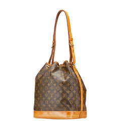 ルイ ヴィトン モノグラム ノエ 肩掛け ショルダーバッグ M42224 ブラウン PVC レザー レディース LOUIS VUITTON 【中古】