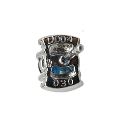 Pt850 プラチナ サファイア0.60ct ダイヤ0.08ct スタッドピアス レディース 【中古】