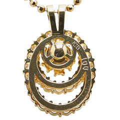 K18YG イエローゴールド ダイヤ1.00ct ネックレス レディース 【中古】