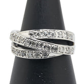 Pt900 プラチナ ダイヤ0.50ct リング 指輪 レディース 12号 【中古】