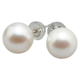 K18WG ホワイトゴールド K14WG ホワイトゴールド アコヤパール7.9mm スタッドピアス レディース 【中古】