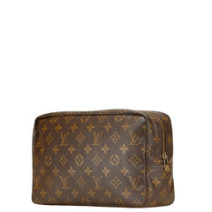 ルイ ヴィトン モノグラム トゥルーストワレット 28 セカンドバッグ クラッチバッグ M47522 ブラウン PVC レディース LOUIS VUITTON 【中古】