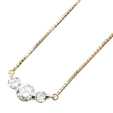 K18YG イエローゴールド ダイヤ1.02ct ペンダントネックレス レディース 【中古】