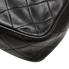 シャネル マトラッセ ココマーク フリンジ 斜め掛け チェーン ショルダーバッグ ブラック ラムスキン レディース CHANEL 【中古】