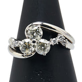 Pt900 プラチナ ダイヤ1.17ct リング 指輪 レディース 12.5号 【中古】