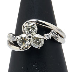 Pt900 プラチナ ダイヤ1.17ct リング 指輪 レディース 12.5号 【中古】