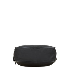 プラダ 三角ロゴプレート 斜め掛け ショルダーバッグ ブラック ナイロン レディース PRADA 【中古】