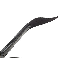 バーバリー チェック ロゴプレート ショルダーバッグ ブラック ナイロン レザー レディース BURBERRY 【中古】