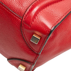 セリーヌ ラゲージ ナノ ショッパー ハンドバッグ レザー レザー レディース CELINE 【中古】