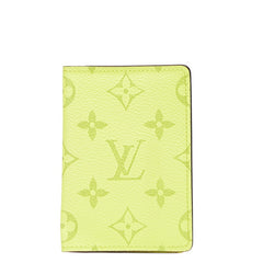 ルイ ヴィトン タイガラマ オーガナイザー ドゥ ポッシュ カードケース M30318 ジョーヌ イエロー PVC レザー レディース LOUIS VUITTON 【中古】