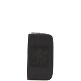 ルイ ヴィトン ダミエ ジェアン ポルト フォイユ ロン ジッペ 長財布 ラウンドファスナー M93546 ノワール ブラック キャンバス レザー メンズ LOUIS VUITTON 【中古】