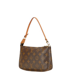 ルイ ヴィトン モノグラム ポシェット アクセソワール ショルダーバッグ M51980 ブラウン PVC レザー レディース LOUIS VUITTON 【中古】