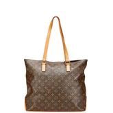 ルイ ヴィトン モノグラム カバメゾ ワンショルダーバッグ トートバッグ M51151 ブラウン PVC レザー レディース LOUIS VUITTON 【中古】