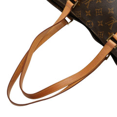 ルイ ヴィトン モノグラム カバメゾ ワンショルダーバッグ トートバッグ M51151 ブラウン PVC レザー レディース LOUIS VUITTON 【中古】