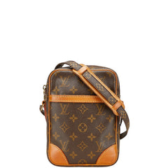 ルイ ヴィトン モノグラム ダヌーブ 斜め掛け ショルダーバッグ M45266 ブラウン PVC レザー レディース LOUIS VUITTON 【中古】