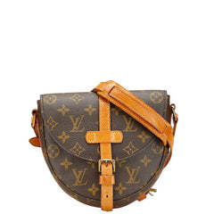 ルイ ヴィトン モノグラム シャンティPM 斜め掛け ショルダーバッグ M40646 ブラウン PVC レザー レディース LOUIS VUITTON 【中古】