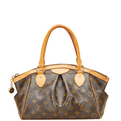 ルイ ヴィトン モノグラム ティヴォリPM ハンドバッグ M40143 ブラウン PVC レザー レディース LOUIS VUITTON 【中古】