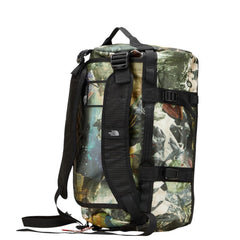 ザ ノースフェイス ダッフルバッグ 迷彩 カモフラージュ リュック バックパック カーキグリーン ブラック PVC ナイロン レディース THE NORTH FACE 【中古】