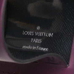 ルイ ヴィトン モノグラム ポルト アドレス ケッチュ ネームタグ パープル ブラウン レザー PVC レディース LOUIS VUITTON 【中古】