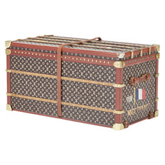 ルイ ヴィトン モノグラム トランク型 ペーパーウェイト M99408 ブラウン マルチカラー ウッド レザー レディース LOUIS VUITTON 【中古】