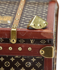 ルイ ヴィトン モノグラム トランク型 ペーパーウェイト M99408 ブラウン マルチカラー ウッド レザー レディース LOUIS VUITTON 【中古】